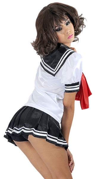 cosplay satin sailor skirt 2