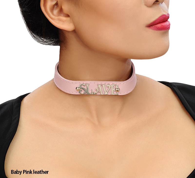 slave collar 1 pink